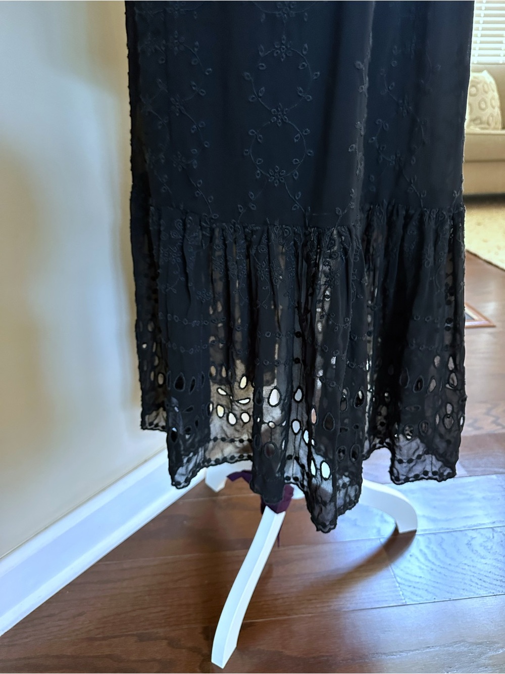 J.Crew Embroidered Sheer Midi Dress – Size 6 New without tags - Picture 4 of 7